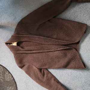 H&M Brown Sweater (jacket, blazer) size L